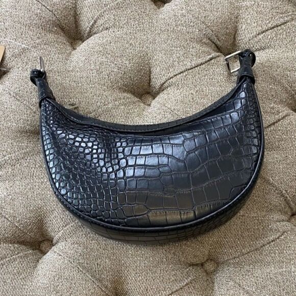 Leather Crocodile Embossed Bag - Picture 9 of 15